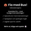 Fia med Bus Halloweenutgåva, digitalt Fia-spel med specialrutor, utskrivbara spelpjäser och spelregler.