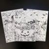 Målarkort - Nordisk (åh så söt!) Halloween