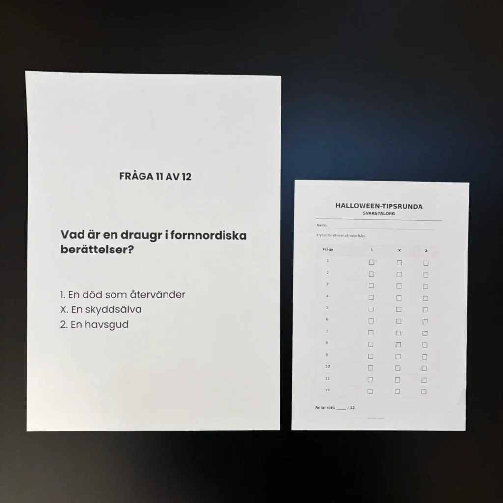 Tipsrunda – Halloween: För dig som tror att du kan allt!