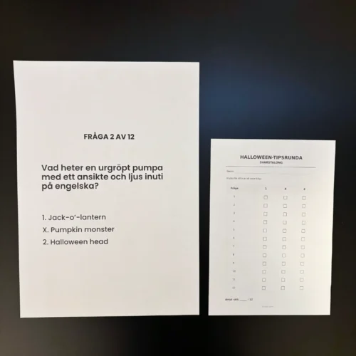 Tipsrunda – Halloween: 12 frågor för alla!