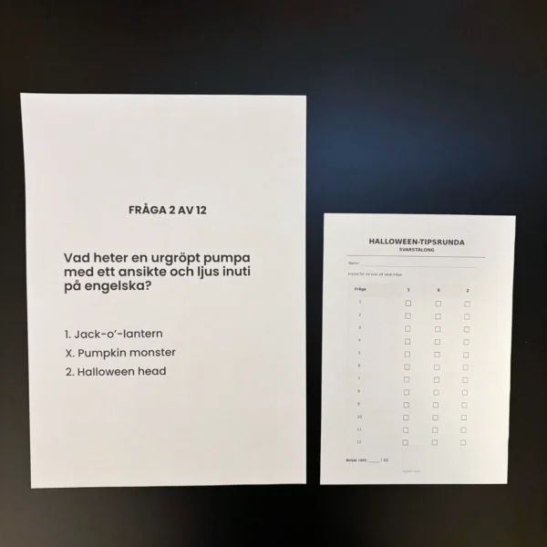 Tipsrunda – Halloween: 12 frågor för alla!